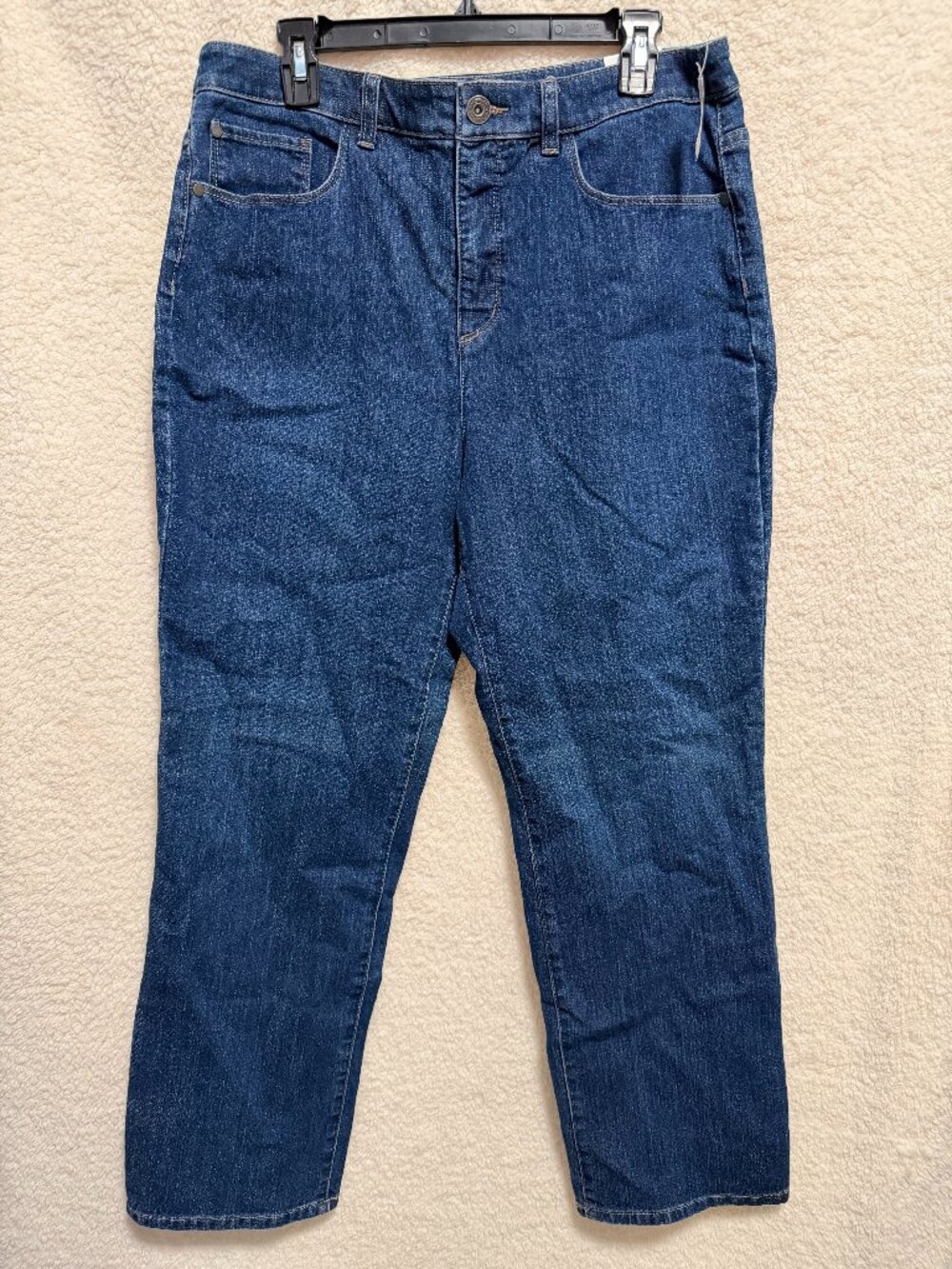 CHRISTOPHER & BANKS Classic Fit Jeans Straight Leg Denim Size 14S 14 Short NEW
